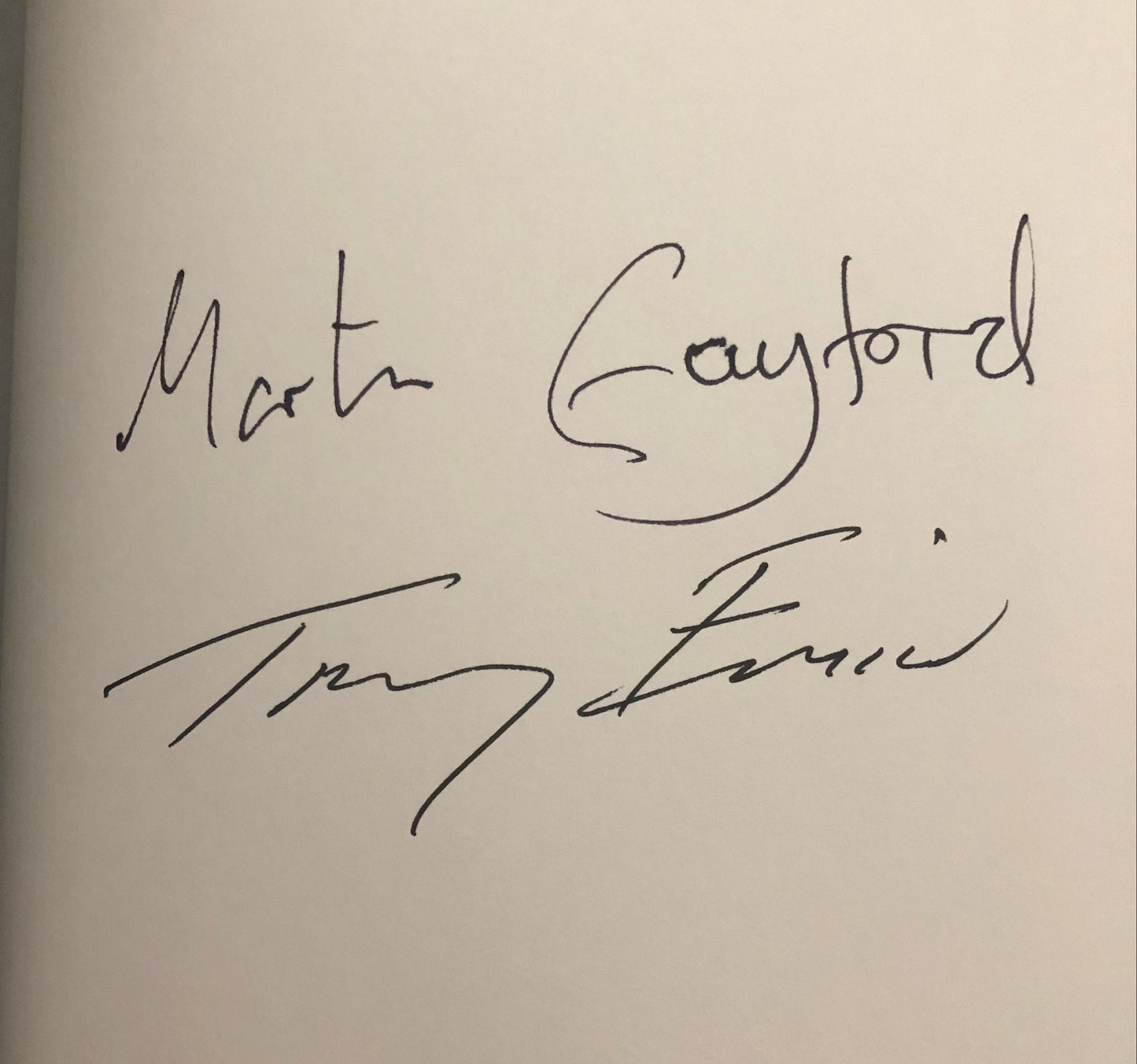 The autograph signatures in 'My Heart is This Tracey Emin on Painting' double-signed first hardcover printing