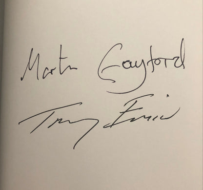 The autograph signatures in 'My Heart is This Tracey Emin on Painting' double-signed first hardcover printing