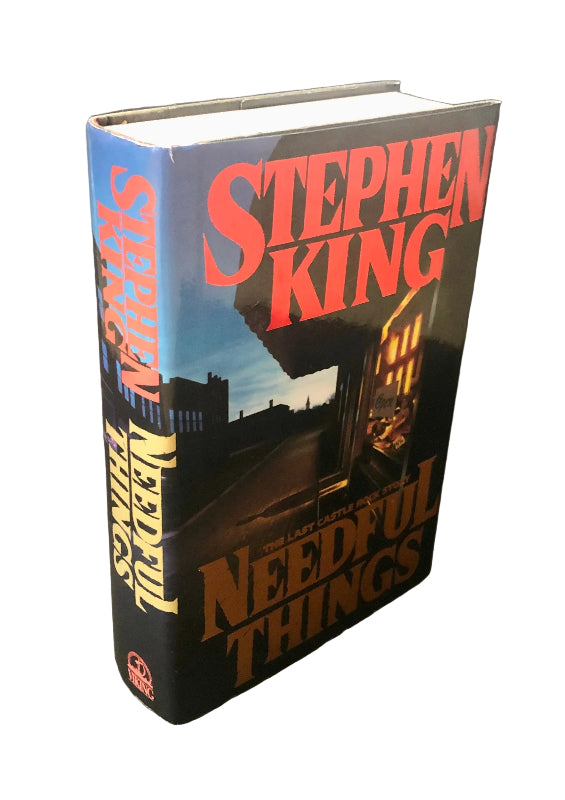 A U.S. hardcover first edition of Stephen King's 'Needful Things' 