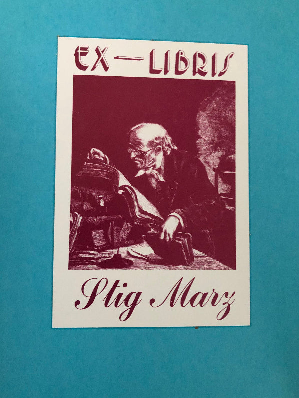 Bookplate of Stig Marz