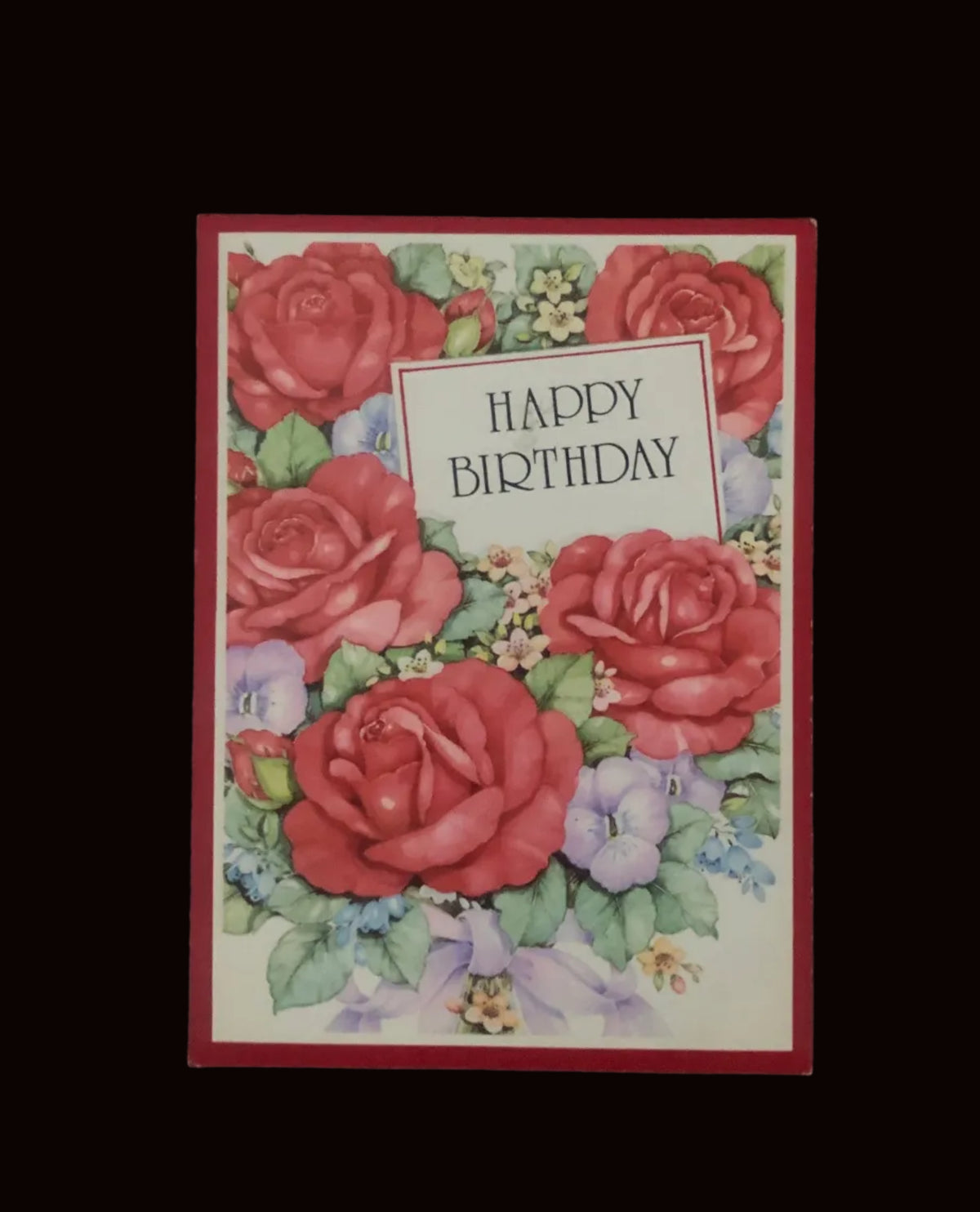 Birthday card signed by Philip Pullman