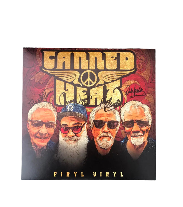 Final Vinyl by Canned Heat, Signed album cover