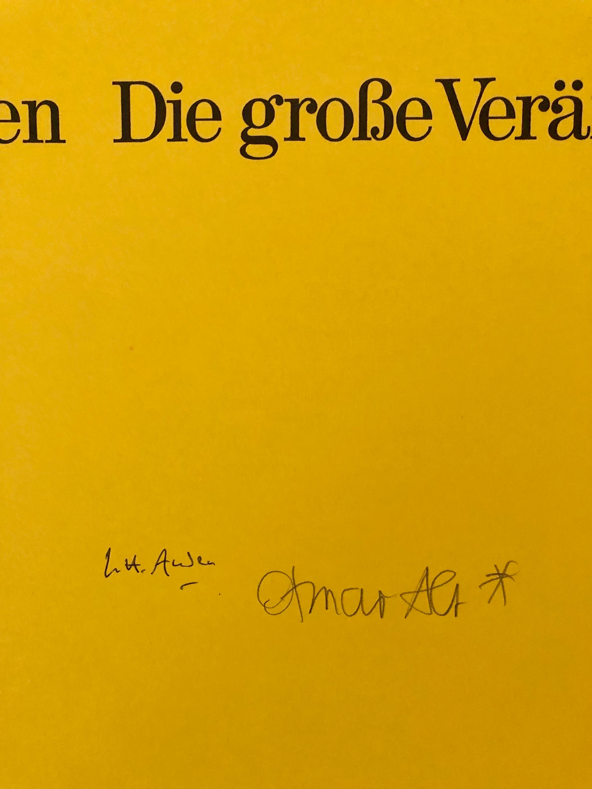 Artist edition of Moon Landing, Signed by W.H. Auden and Otmar Alt at the half-title
