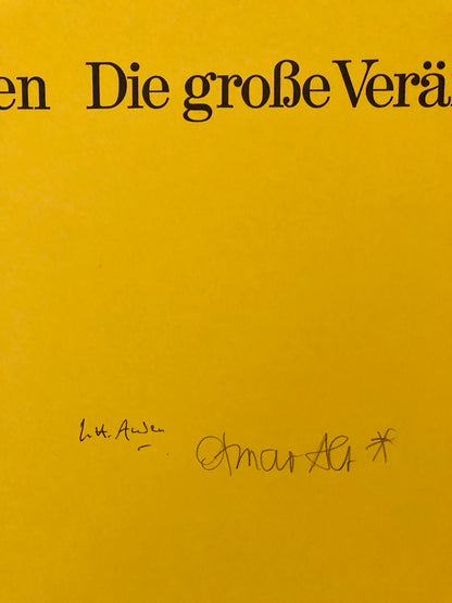 Artist edition of Moon Landing, Signed by W.H. Auden and Otmar Alt at the half-title