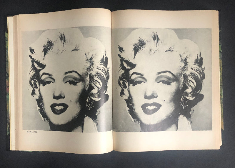 Photograph of an exhibit from Andy Warhol, Stockholm Exhibition Catalogue First Edition