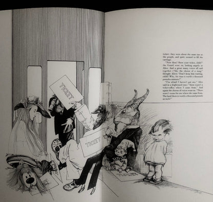 Image by Ralph Steadman from Through the Looking Glass