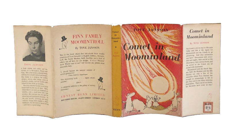 Dustwrapper from Comet In Moominland by Tove Jansson