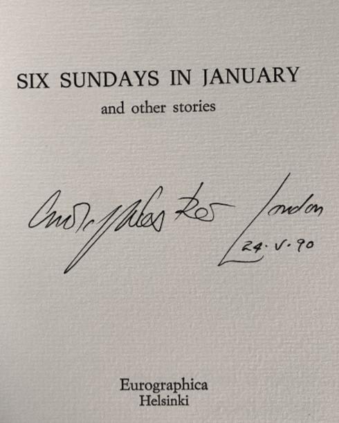 Arnold Wesker - Six Sundays in January and other stories