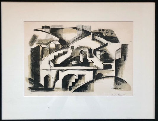 Tuulikki Pietilä - Roman Bridge, Toledo - Signed/Numbered Lithograph