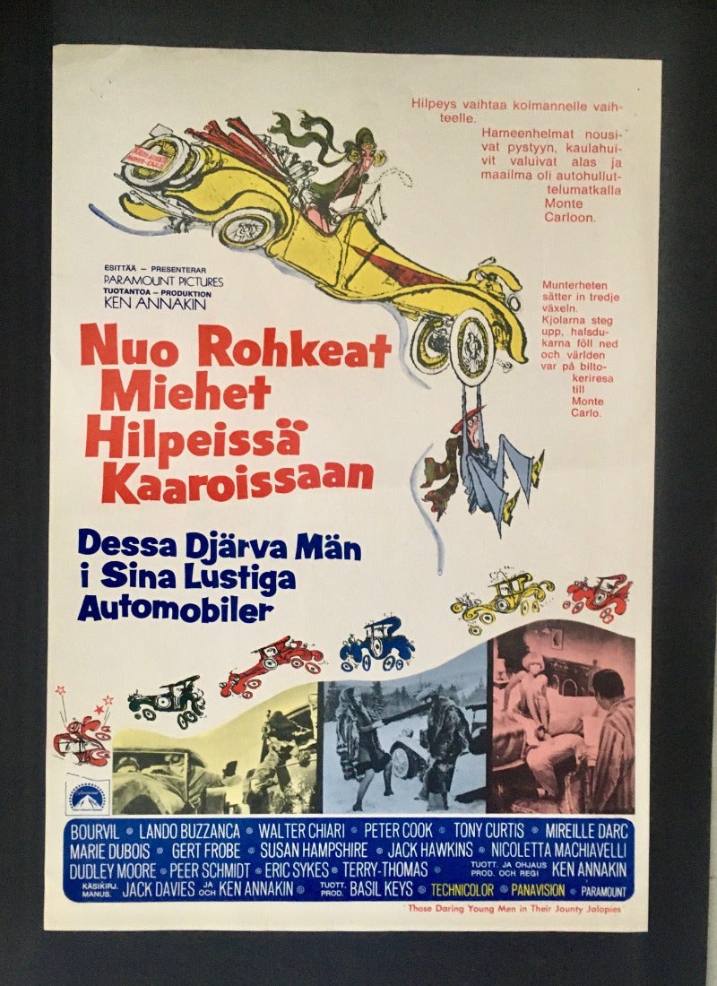 Monte Carlo or Bust -  Original Finnish Movie Poster