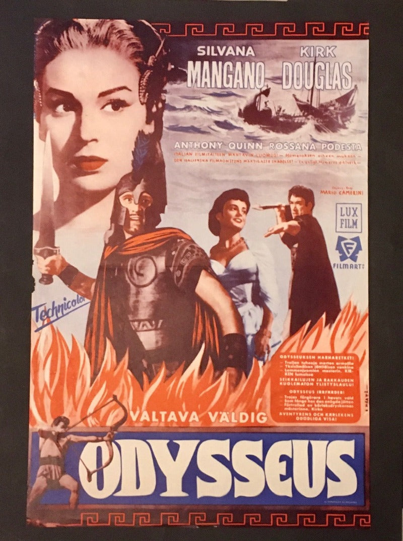 ULYSSES - Vintage First Screening Movie Poster, 1955