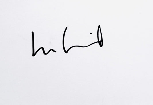 Lee Child - Autograph Signature On Card