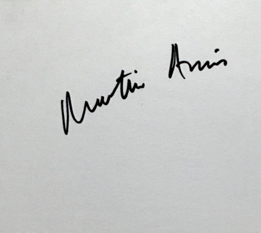 Martin Amis - Autograph Signature On Card