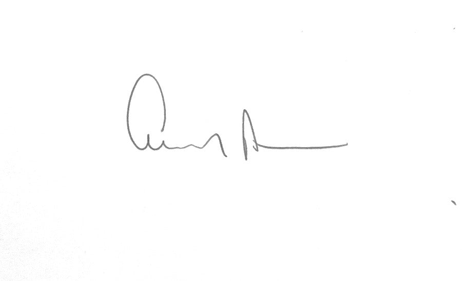 EDWARD ALBEE - Autograph Signature On Card