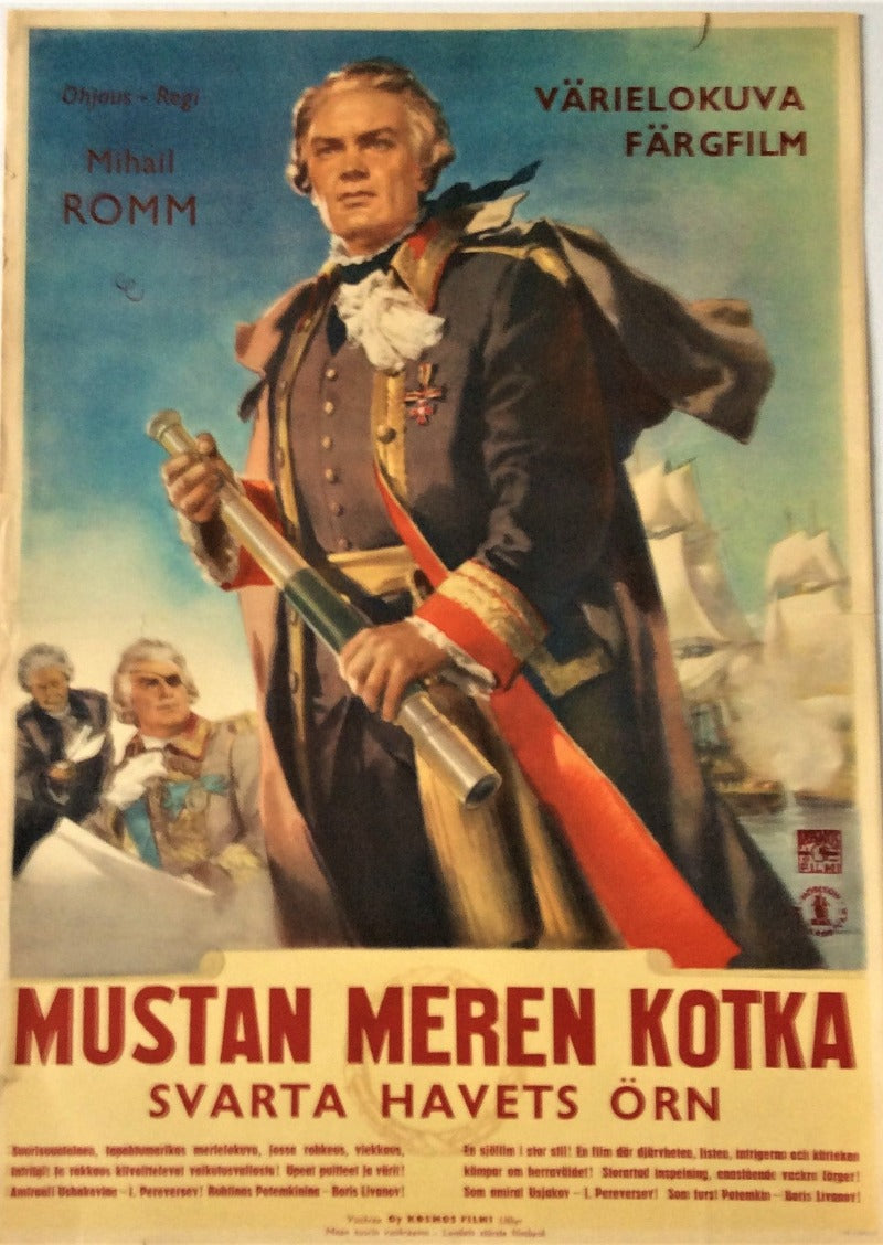 ADMIRAL USHAKOV - Vintage Movie Poster 1953