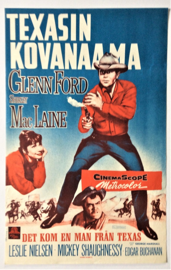 Movie Poster - THE SHEEP MAN. First Release Finnish Film Poster, Cinema-used, 1958