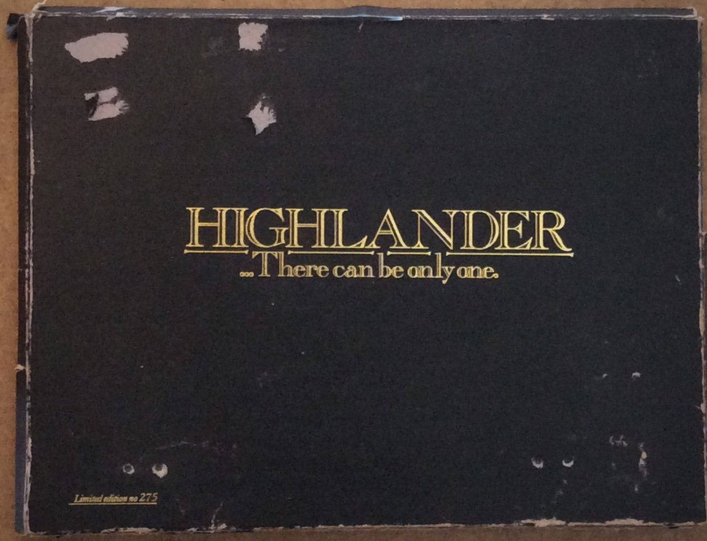 HIGHLANDER - the movie with Christopher Lambert & Sean Connery. Limited Edition Photographs Boxed Set