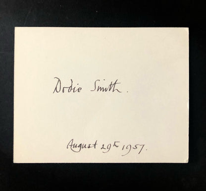 Dodie Smith - A Fine Autograph Letter Signed with Accompanying Autographed Card