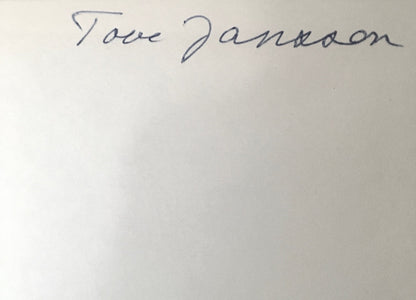 Tove Jansson - Muminpappans Bravader, (Moominpappa's Memoirs) - Signed