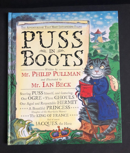 PUSS IN BOOTS. First UK Printing, Signed by Philip Pullman