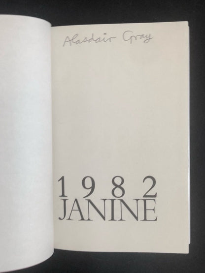 Alasdair Gray - 1982 JANINE. Signed.