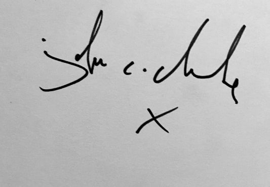 John Cooper Clarke - Autograph Signature On Card