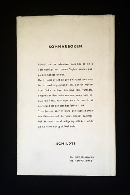 Tove Jansson - SOMMARBOKEN (The Summer Book) - Original First Edition with Author Signature