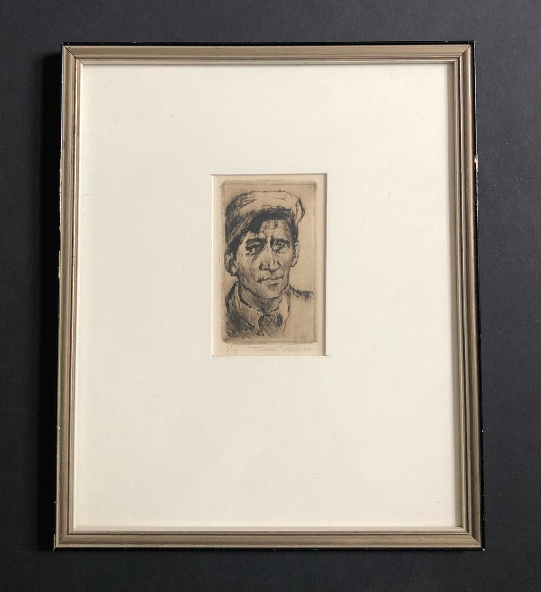 Tuulikki Pietilä - A Small Drypoint Portrait, Signed, Dated & Numbered