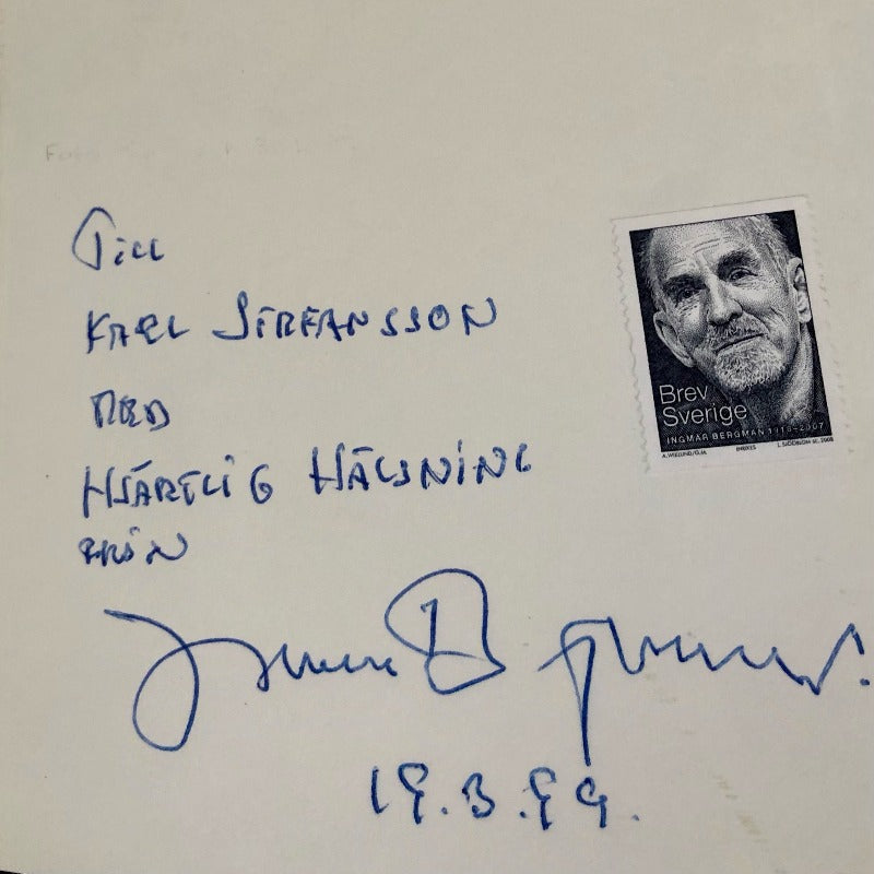 ENSKILDA SAMTAL (Private Confessions) - Original First Edition Signed and Inscribed by Ingmar Bergman