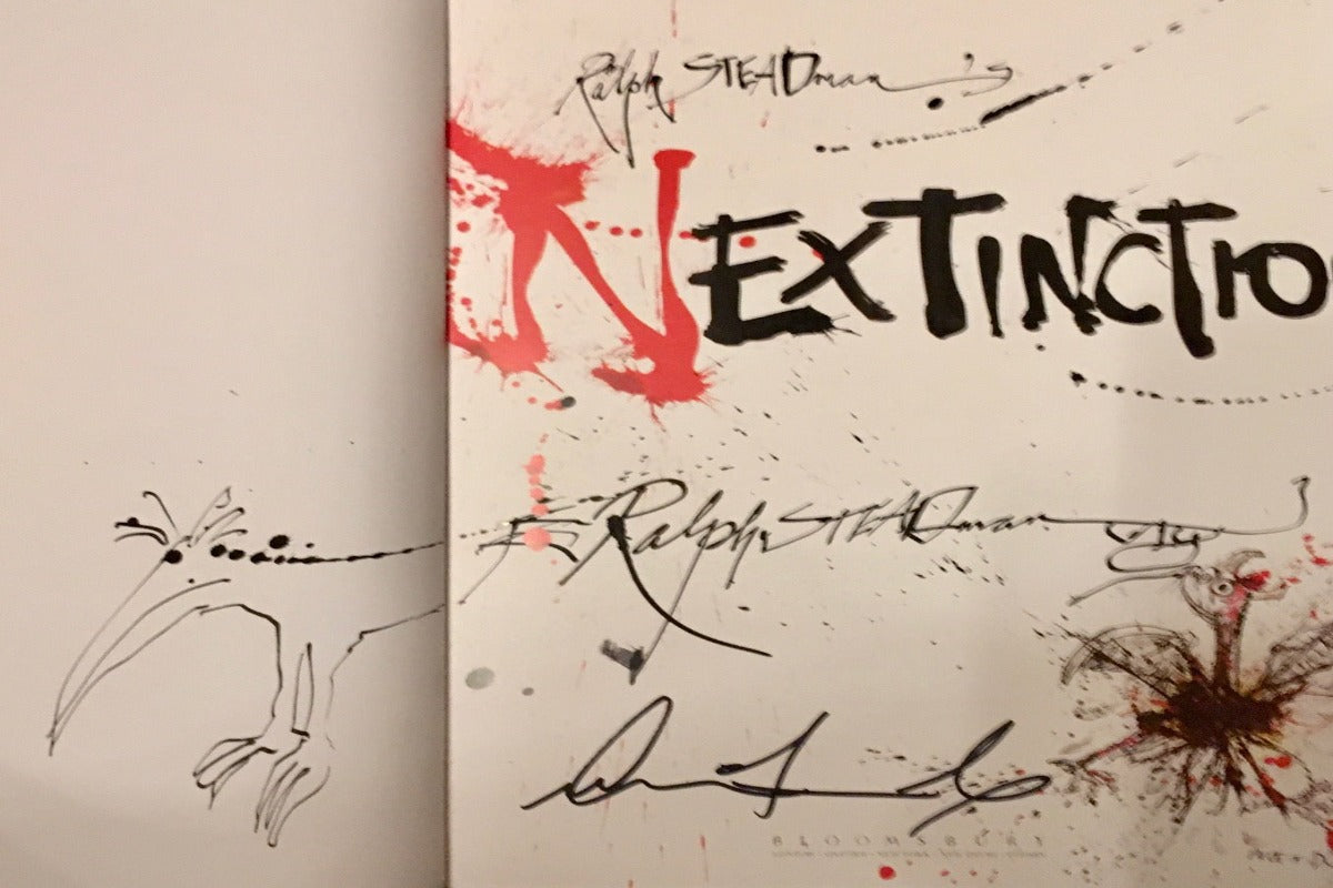 Ralph Steadman - THE GONZOVATION TRILOGY - 3 Volumes, First Printings, Signed, Splattered and Doodled