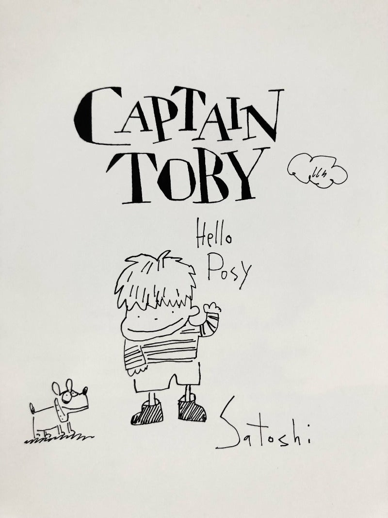 Satoshi Kitamura, CAPTAIN TOBY. A Signed Presentation Copy with Original Drawing