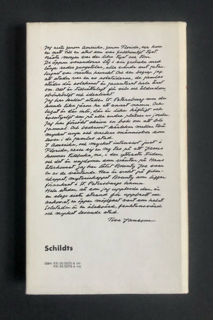 Tove Jansson - SOLSTADEN (Sun City) - First Printing, Signed