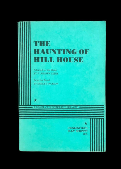 Shirley Jackson THE HAUNTING OF HILL HOUSE Playscript First edition, 1964